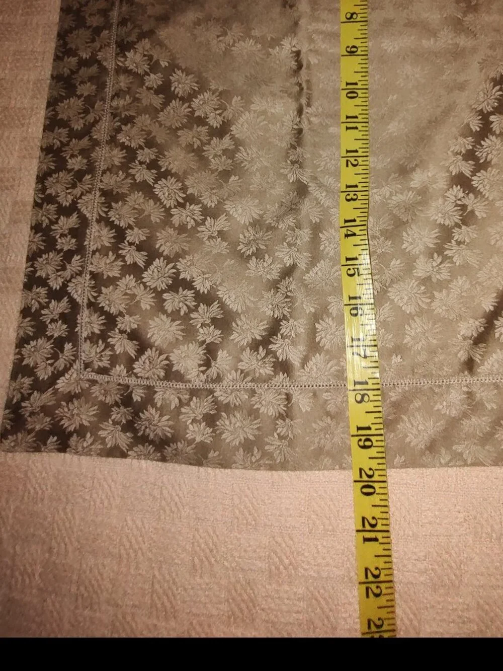 SFERRA TWO GRETA EGYPTIAN COTTON BOUDOIR SHAMS HEMSTITCH 16x20 TRUFFLE ITALY